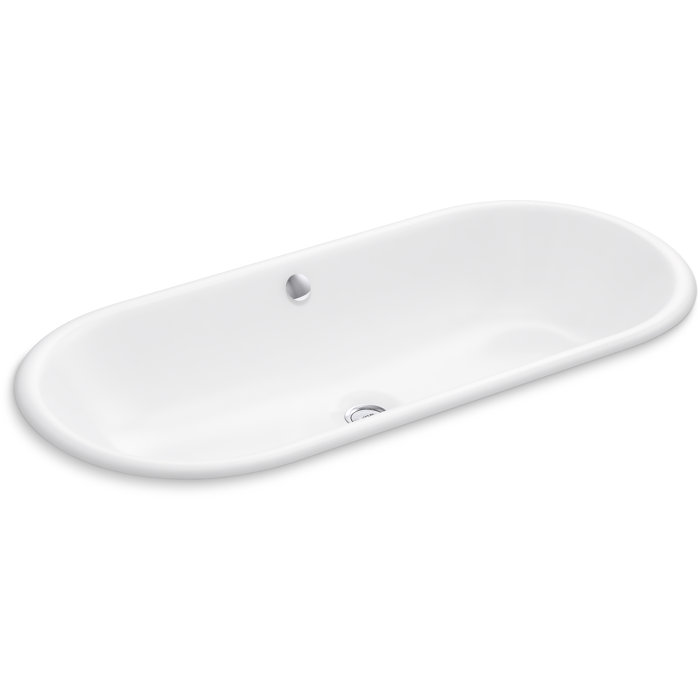 Kohler Iron Plains® Capsule Dual Mount Bathroom Sink & Reviews Wayfair